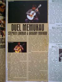 Stephen Lee and Grigory Novikov on magazine (2012)