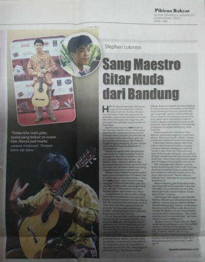 Sang Maestro Gitar Muda dari Bandung